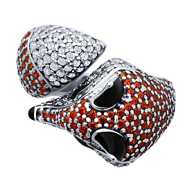 Кольцо SOKOLOV - Серебро 925, Фианит, Эмаль (арт. 94014179)