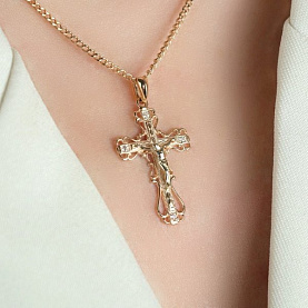 Подвеска Атолл - Золото 585, Фианит (арт. 3142)