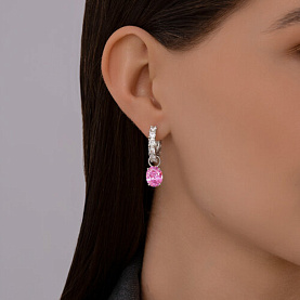 Серьги SOKOLOV - Серебро 925, Фианит (арт. 94026882)