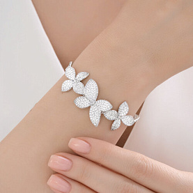 Браслет SOKOLOV - Серебро 925, Фианит (арт. 94051574)