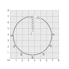 Браслет SOKOLOV - Серебро 925, Фианит (арт. 94050620)