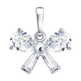 Подвеска Diamant - Серебро 925, Фианит (арт. 94130024451-DIAMANT)