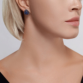 Серьги SOKOLOV - Серебро 925, Фианит (арт. 94026053)