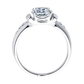 Кольцо SOKOLOV - Серебро 925, Фианит (арт. 94012674)