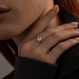 Кольцо SOKOLOV - Серебро 925, Фианит (арт. 94013849)