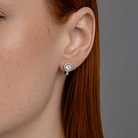Серьги SOKOLOV - Серебро 925, Фианит (арт. 94026816)