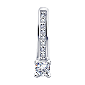 Подвеска Diamant - Серебро 925, Фианит (арт. 94-130-01573-1)