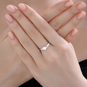 Кольцо SOKOLOV - Серебро 925, Фианит (арт. 94014640)