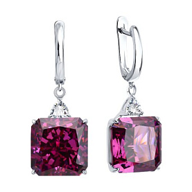 Серьги SOKOLOV - Серебро 925, Фианит (арт. 94027286)