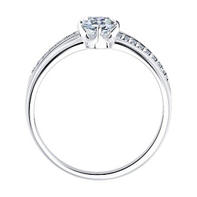 Кольцо SOKOLOV - Серебро 925, Фианит (арт. 94012241)