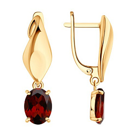 Серьги SOKOLOV - Серебро 925, Гранат (арт. 92025350)