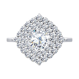 Кольцо Diamant - Серебро 925, Фианит (арт. 94-110-02397-1)