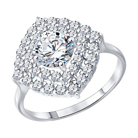 Кольцо Diamant - Серебро 925, Фианит (арт. 94-110-02397-1)