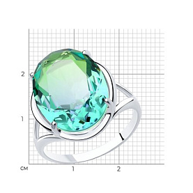 Кольцо SOKOLOV - Серебро 925, Фианит (арт. 92011914)