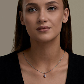 Подвеска SOKOLOV - Серебро 925, Аметист (арт. 92030871)