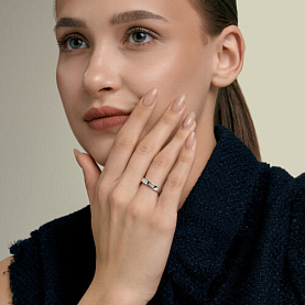 Кольцо SOKOLOV - Серебро 925, Фианит (арт. 94014981)