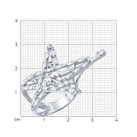 Кольцо SOKOLOV - Серебро 925, Фианит (арт. 94014938)