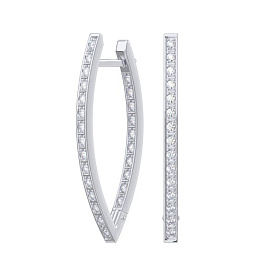 Серьги POKROVSKY - Серебро 925, Фианит (арт. 0200004-00775)