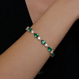 Браслет SOKOLOV - Серебро 925, Фианит (арт. 94051002)