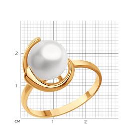 Кольцо SOKOLOV - Серебро 925, Жемчуг культивированный (арт. 92014177)