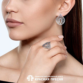 Кольцо Красная пресня - Серебро 925 (арт. 23015860)