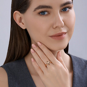 Кольцо Diamant - Золото 585, Фианит (арт. 51-110-02984-1)