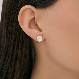 Серьги Diamant - Серебро 925, Кварц (арт. 94-322-02384-2)