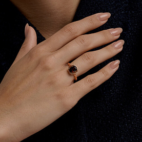 Кольцо SOKOLOV - Серебро 925, Гранат (арт. 92014877)