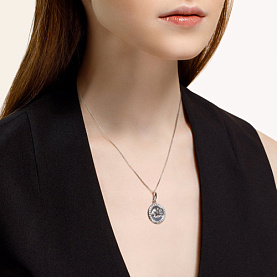 Подвеска SOKOLOV - Серебро 925, Фианит (арт. 94031384)