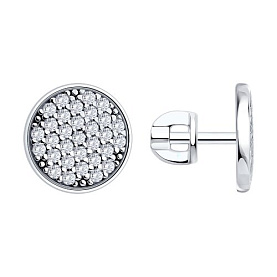 Серьги Diamant - Серебро 925, Фианит (арт. 94-122-00518-1)