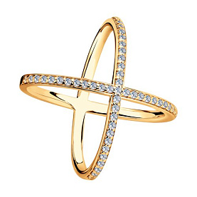 Кольцо SOKOLOV - Серебро 925, Фианит (арт. 93010867)