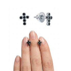 Серьги POKROVSKY - Серебро 925, Фианит (арт. 6001139-00205)