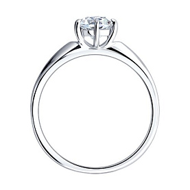 Кольцо SOKOLOV - Серебро 925, Бриллианит (арт. 94014936)