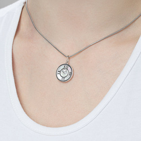 Подвеска SOKOLOV - Серебро 925, Перламутр, Фианит (арт. 94032169)