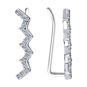 Серьги SOKOLOV - Серебро 925, Фианит (арт. 94023948)