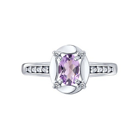 Кольцо SOKOLOV - Серебро 925, Аметист (арт. 92014872)