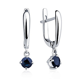 Серьги Platinum Lab. - Платина 950 (арт. ПС-086С-01)