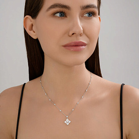 Колье SOKOLOV - Серебро 925, Фианит (арт. 94071106)