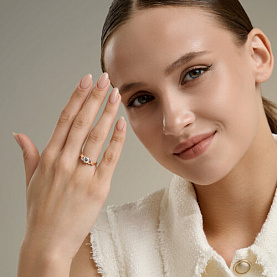 Кольцо SOKOLOV - Серебро 925, Фианит (арт. 93011179)