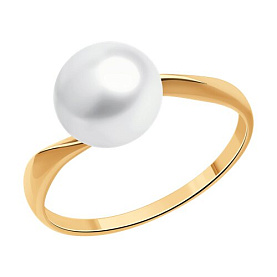 Кольцо SOKOLOV - Серебро 925, Жемчуг культивированный (арт. 92012145)