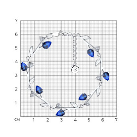 Браслет SOKOLOV - Серебро 925, Фианит (арт. 94050219)