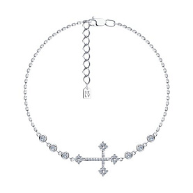 Браслет SOKOLOV - Серебро 925, Фианит (арт. 94050543)