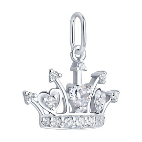 Подвеска SOKOLOV - Серебро 925, Фианит (арт. 94031215)