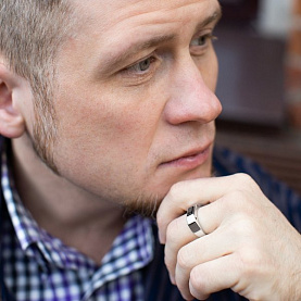 Кольцо POKROVSKY - Серебро 925, Оникс (арт. 0500129-00545)