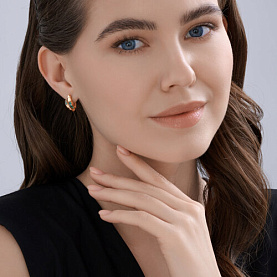 Серьги SOKOLOV - Золото 585, Изумруд (арт. 729167)