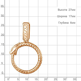Подвеска Аквамарин - Серебро 925 (арт. 16332.6)