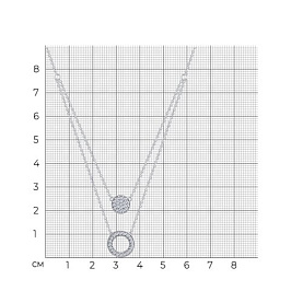 Колье Diamant - Серебро 925, Фианит (арт. 94-170-00518-1)