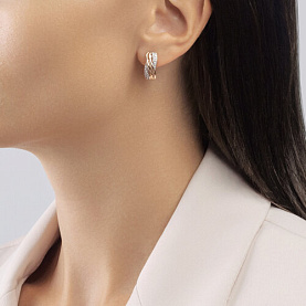 Серьги SOKOLOV - Золото 375, Фианит (арт. 028213-4)