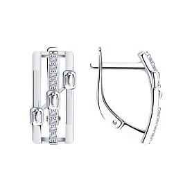 Серьги Diamant - Серебро 925, Фианит (арт. 94-120-00798-1)