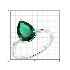 Кольцо SOKOLOV - Серебро 925, Фианит (арт. 94014205)